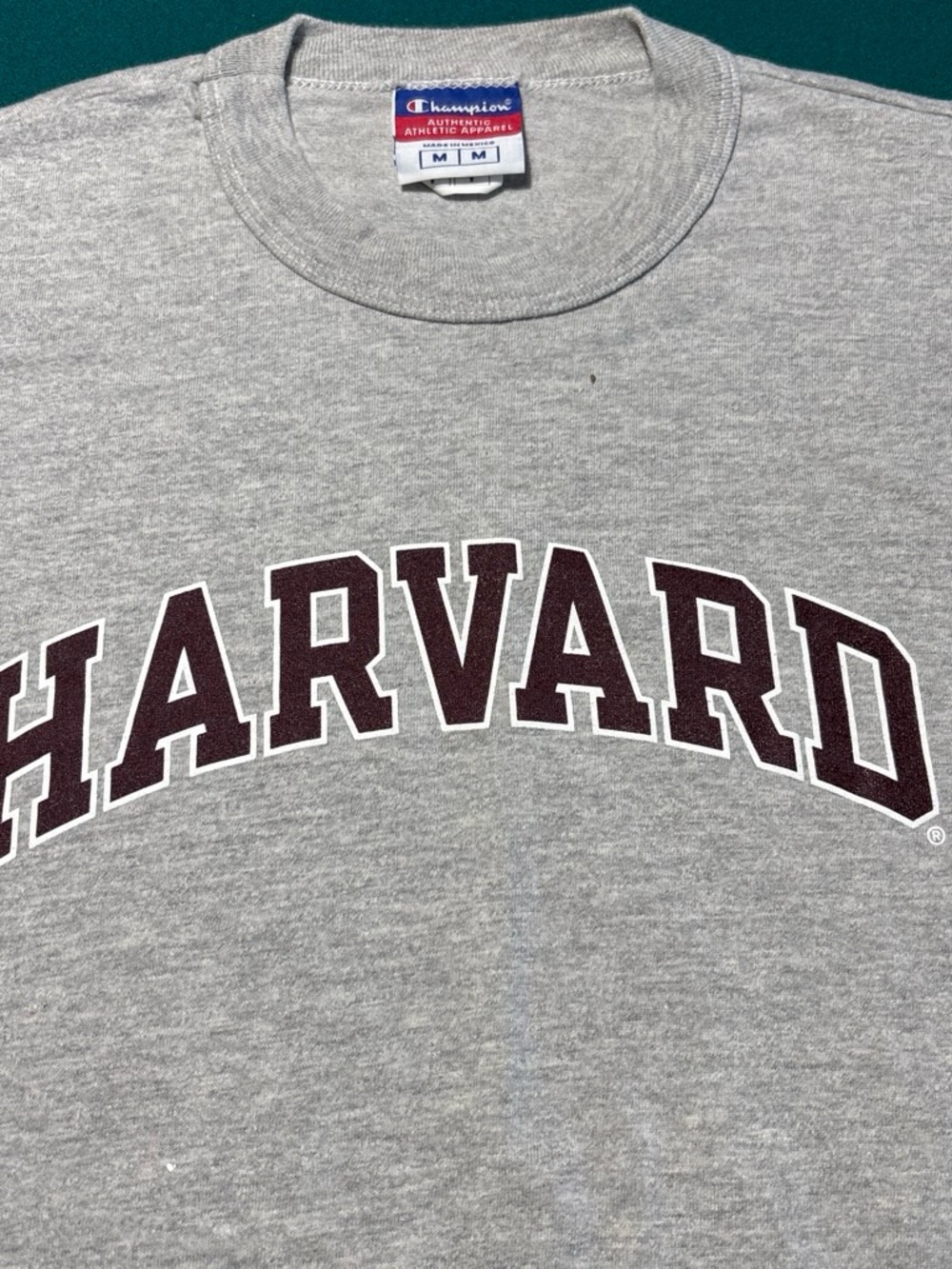 VTG Champion Harvard Gray T-Shirt , M , $18